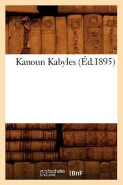 Kanoun Kabyles (Éd.1895)