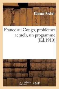 France Au Congo, Probl�mes Actuels, Un Programme