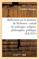 R�flexions Sur La Doctrine de Saint-Simon