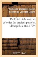 de l'État Et Du Sort Des Colonies Des Anciens Peuples, Droit Public