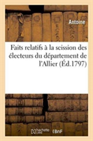 Faits Relatifs À La Scission Des Électeurs Du Département de l'Allier