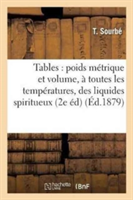 Tables Comparatives Entre Le Poids Métrique Et Le Volume, À Toutes Les Températures,