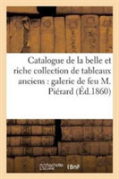 Catalogue de la Belle Et Riche Collection de Tableaux Anciens Formant La Galerie de Feu