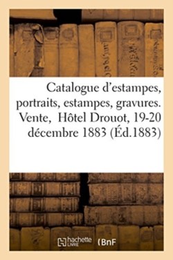 Catalogue d'Estampes, Portraits, Estampes, Gravures, Portraits, Dessins