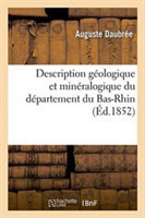 Description G�ologique Et Min�ralogique Du D�partement Du Bas-Rhin