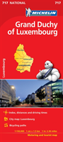 Grand Duchy of Luxembourg - Michelin National Map 717