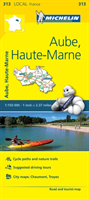 Aube, Haute-Marne - Michelin Local Map 313