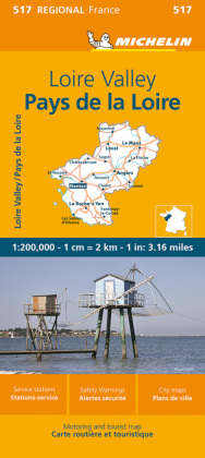 Pays de la Loire - Michelin Regional Map 517