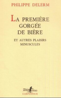 Delerm, Première gorgée de bière et autres plaisirs minuscules