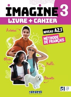 Imagine 3 A2.1 Livre + Cahier + didierfle.app (3 unités)