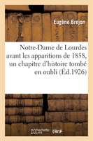 Notre-Dame de Lourdes Avant Les Apparitions de 1858, Un Chapitre d'Histoire Tombé En Oubli