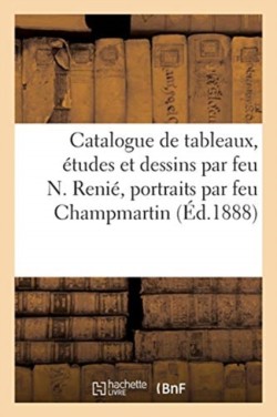 Catalogue de Tableaux, Études Et Dessins Par Feu N. Renié, Portraits