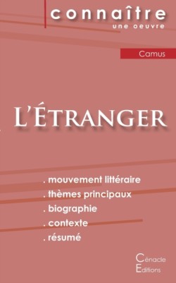 Fiche de lecture L'Etranger de Albert Camus (analyse litteraire de reference et resume complet)