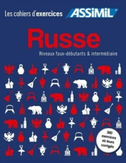 Coffret Cahiers d'exercices RUSSE faux debutants + intermediaire