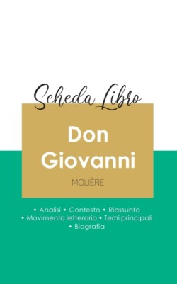 Scheda libro Don Giovanni di Molière (analisi letteraria di riferimento e riassunto completo)