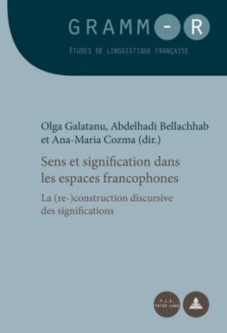 Sens Et Signification Dans Les Espaces Francophones La (Re-)Construction Discursive Des Significations