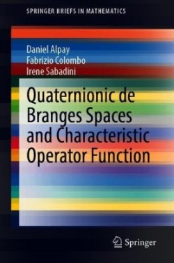 Quaternionic de Branges Spaces and Characteristic Operator Function