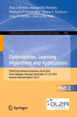 Optimization, Learning Algorithms and Applications