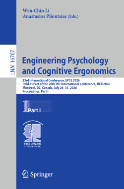Engineering Psychology and Cognitive Ergonomics