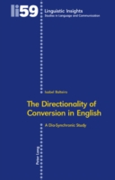 Directionality of Conversion in English A Dia-synchronic Study