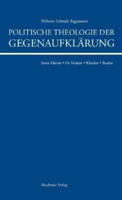 Politische Theologie Der Gegenaufklärung