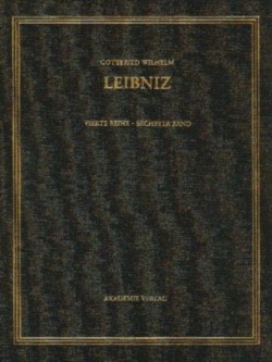 Gottfried Wilhelm Leibniz. S�mtliche Schriften und Briefe, BAND 6, Gottfried Wilhelm Leibniz. S�mtliche Schriften und Briefe (1695-1697)