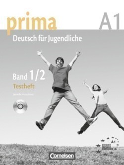 Prima A1 Band 1/2 Testheft mit Modelltest "Fit in Deutsch 1" mit Audio-CD