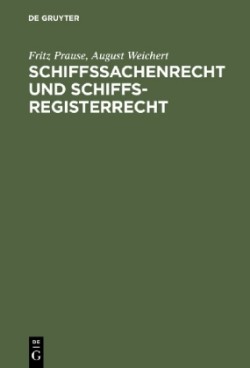 Schiffssachenrecht und Schiffsregisterrecht