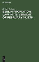 Berlin promotion law in its version of February 18,1976