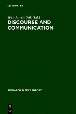 Discourse and Communication New Approaches to the Analysis of Mass Media Discourse and Communication