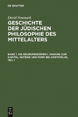 Geschichte der jüdischen Philosophie des Mittelalters, 3 Teile