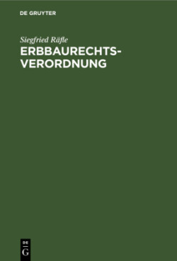 Erbbaurechtsverordnung