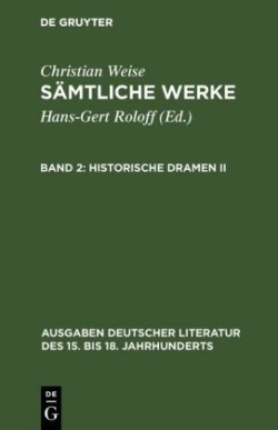 S�mtliche Werke, Band 2, Historische Dramen II