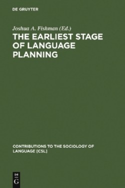 Earliest Stage of Language Planning "The First Congress" Phenomenon