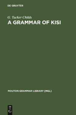 Grammar of Kisi A Southern Atlantic Language
