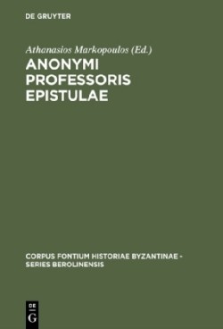 Anonymi Professoris Epistulae