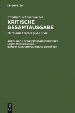 Kirchenpolitische Schriften