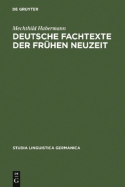 Deutsche Fachtexte Der Frühen Neuzeit