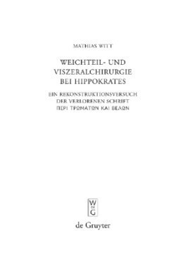 Weichteil- und Viszeralchirurgie bei Hippokrates