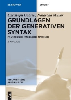 Grundlagen der generativen Syntax