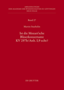 Ist die Mozart'sche Bläserkonzertente KV 297b/Anh.I,9 echt?