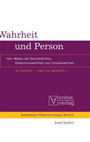 De Veritate - Über die Wahrheit, Band 1, Wahrheit und Person