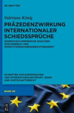 Präzedenzwirkung internationaler Schiedssprüche