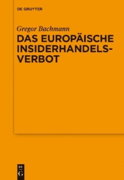 Europäische Insiderhandelsverbot