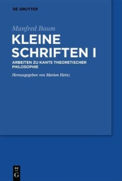 Manfred Baum: Kleine Schriften. Band 1