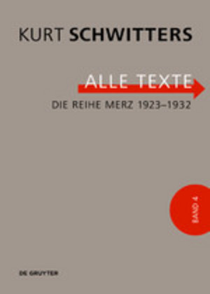 Die Reihe Merz 1923-1932