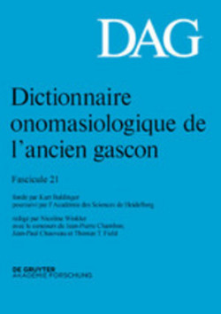 Dictionnaire onomasiologique de l'ancien gascon (DAG)