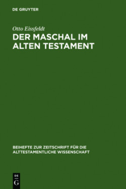 Der Maschal Im Alten Testament