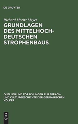 Grundlagen des mittelhochdeutschen Strophenbaus