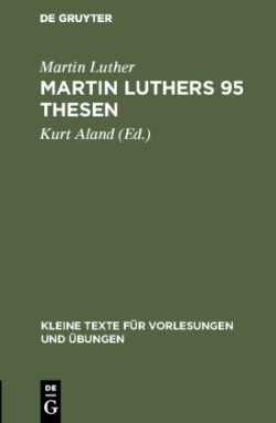 Martin Luthers 95 Thesen